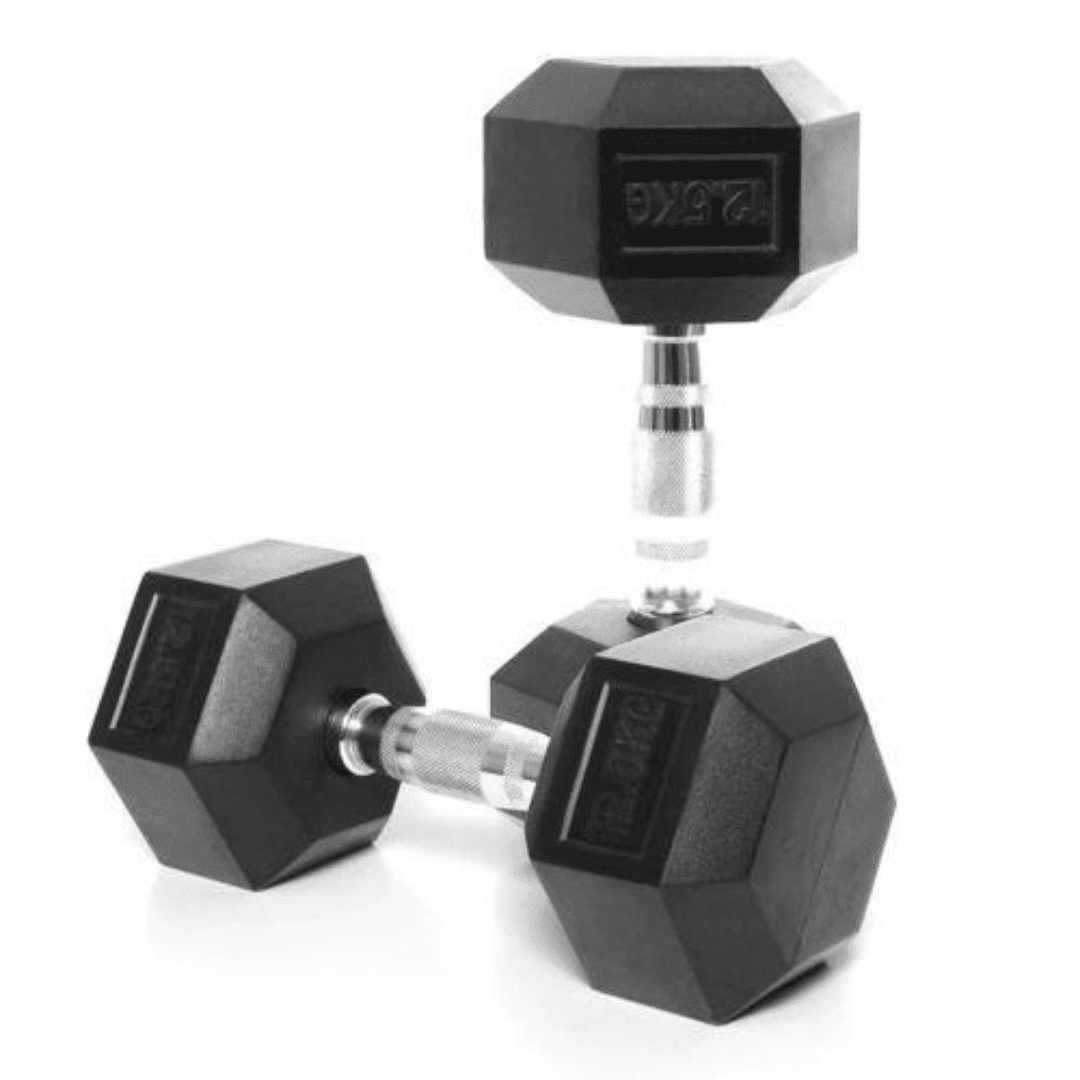 VIRTUS 12.5 KG HEX DUMBBELLS