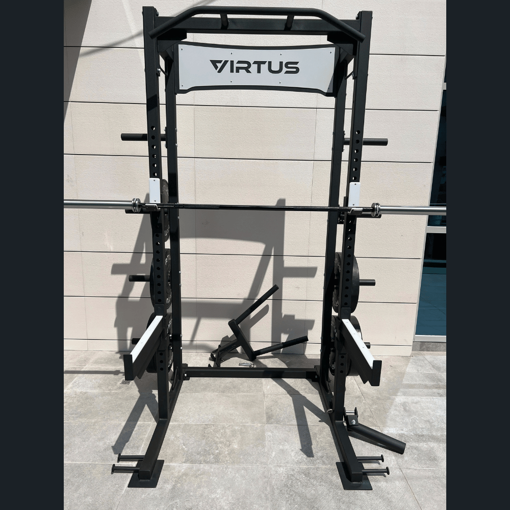 The VIRTUS Home Gym Squat Rack on location in Abu Dhabi