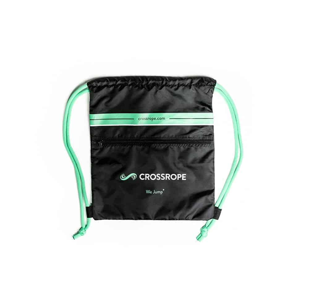 A front view of the Jump Rope Workout Bag